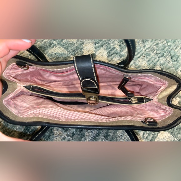 Dooney & Bourke Vintage Canvas and Leather Bag - Picture 8 of 16